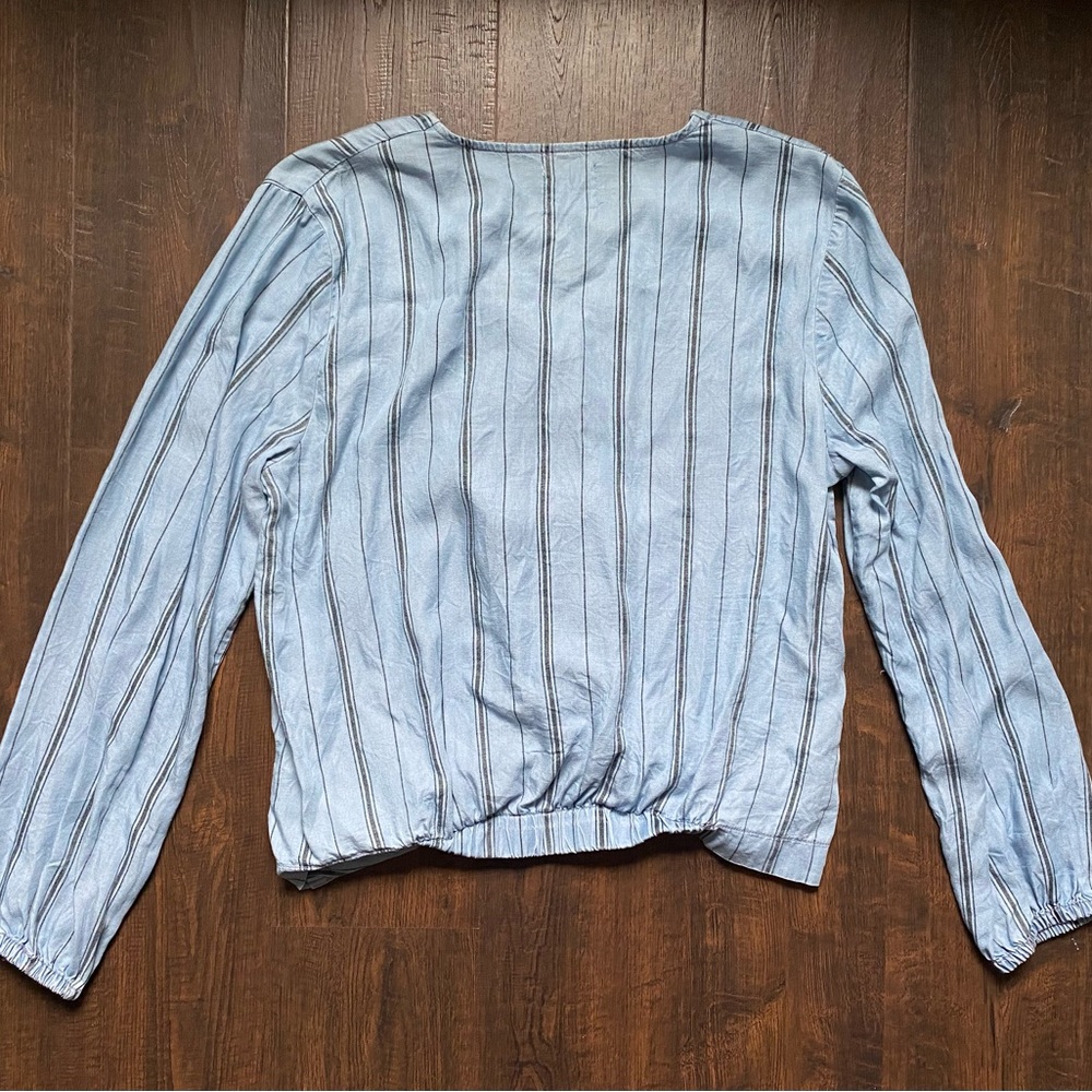 HARPER Boutique Style Women’s Top Blouse Shirt with Buttons Long Sleeve Medium - Picture 9 of 10